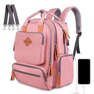 [Hot Item] Large Hanging Baby Nappy Mummy Backpack Diaper Bag for Travel