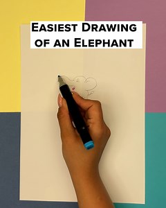 3.5K views | Easiest Drawing of an Elephant | Pixel Heroes | Facebook