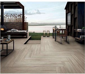 [Hot Item] Foshan Factory Price Digital Print Ceramic Indoor Rustic Wood Looking Tile for Balcony