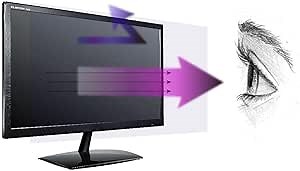 Anti Blue Light Screen Protector (3 Pack) for 23 Inches (Screen Measured Diagonally) Desktop Monitor. Filter out Blue Light and relieve computer eye strain to help you sleep better