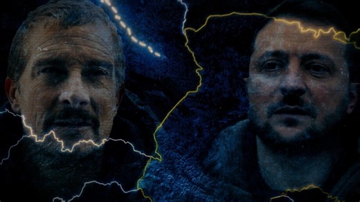 Discovery aduce un documentar unic: Bear Grylls și Președintele Zelensky: Zona de război