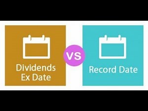 what is Cum dividend and Ex dividend.