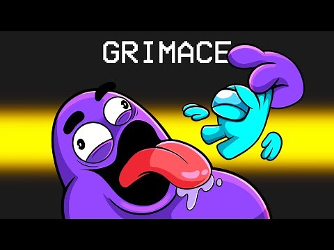 Grimace Birthday Shake in Among Us (1000 iQ impostor)