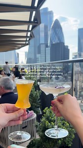 4.7K views · 18 reactions |  Save for rooftop cocktails on a sunny day. This stunning London rooftop bar is the perfect option for a hot summer day  Think sensational views of London’s skyline, picture-worthy cocktails, beautiful floral decor and DJ nights every week. #londonrooftopspots #londonbar #thingstodoinlondon #summerinlondon #datenightideas #londonhiddengems #designmynight | DesignMyNight.com | Facebook