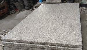 [Hot Item] Natural stone pineapple surface luna pearl G603 light Grey Granite for exterior/Garden/outdoor palisades/wall/background Landscape