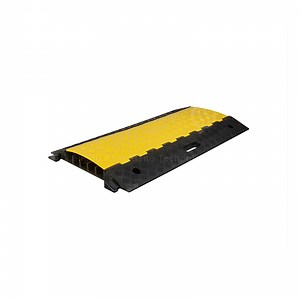 [Hot Item] 3 Channel Cable Ramp Rubber Material Cable Protector Easily Connect