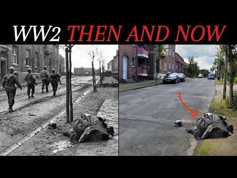 🔴 THEN and NOW: The Most Poignant Pictures from WWII