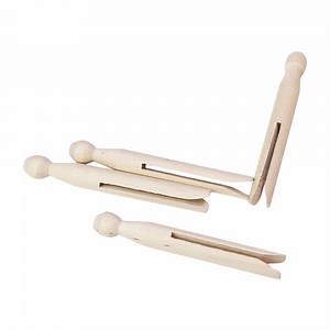 [Hot Item] Unfinished 110*14mm Wooden Peg Art Craft for DIY Engraved Wooden Dolly Peg