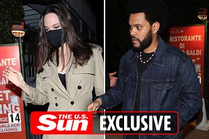 Angelina Jolie & The Weeknd caught on secret date night in LA