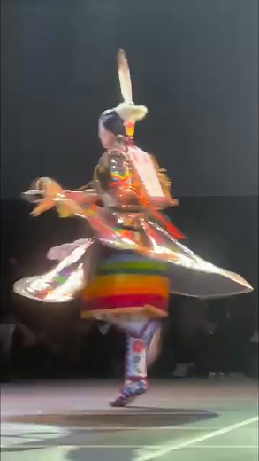 Excellent Grass Dancer at the Western Navajo Fair Powwow 2025! #powwow #native #indigenous #navajo #dancers #resilientrez | Native Cultures Consortium