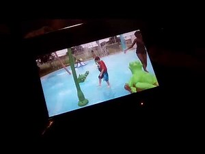 Autism boy wearing swim diapers