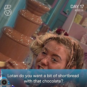 CHOCOLATE FIGHT!!! Food fight fun as Ellie, Lotan and Tom get all kinds of messy! 🍫😂 #BBUK | Big Brother UK