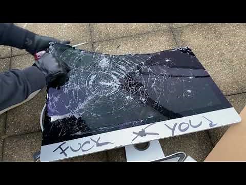 iMac 27" Retina 5k 2020 brutal destruction (long version, uncut)