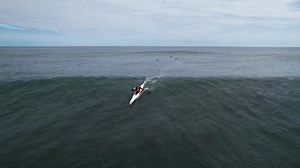 Local Cape Town paddler, Lee Moran dropping down some southern Atlantic bombs in the V9 this morning. Signs of winter are starting to show in the southern hemisphere. | Epic Kayaks & Paddles