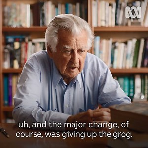 "I knew I had to change, and the major change, of course, was giving up the grog." 🍺 #Hawke | ABC iview