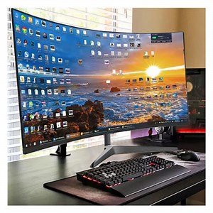 [Hot Item] 울트라 와이드 게이밍 모니터 120Hz IPS 곡면 27/32/34 인치 게이밍 모니터 2K/4K/5K 컴퓨터 32 인치 4K 240Hz 모니터