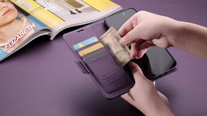 for Samsung Galaxy Note 10 Plus Case, Premium PU Leather Wallet Case Flip Cover with [RFID Blocking][Card Holder][Stand Function] Shockproof Protective for Samsung Galaxy Note 10 Plus, Purple