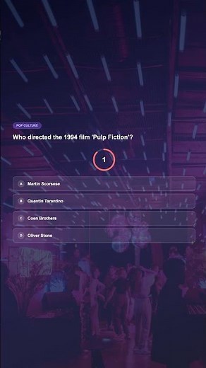 Who directed the 1994 film 'Pulp Fiction'? 🧠 #pop culture #trivia