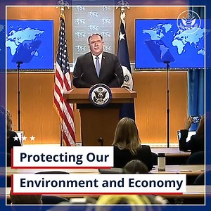 3.4K views · 648 reactions | Secretary Pompeo discusses protecting the environment with the U.S.-Brazil Environment Framework Dialogue and the upcoming Economic Prosperity Partnership Dialogue with Taiwan. | U.S. Department of State | Facebook