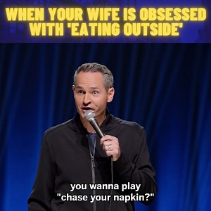 57K views · 1.6K reactions | When your wife is obsessed with "eating outside"... #PatMcGannComedy #PatMcGann #standupcomedy #marriagememes #eatingoutside | Pat McGann | Facebook