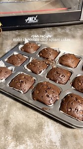 167K views · 2.2K reactions | ️Chocolate chips loaded square cakes...