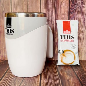 1.4K views | ☕ Can’t pick one coffee? Try ALL ! Introducing the Sip & Stir Combo — 5 delicious Continental premix sachets + a self-stirring mug. From Hazelnut to Mocha, it’s a perfect way to explore every flavour — hot, creamy, and ready in seconds. No machine needed. Just hot water and the magic mug!  Grab yours now & make every sip Insta-worthy. | Continental Coffee | Facebook