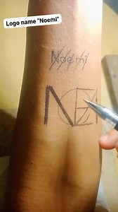 2.4K views | How to connect the letters to form a logo name #namearts #tattooideas #art #logo #logomaker | Marjune Lacaza Cagampang | Facebook