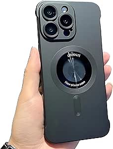 Compatible iPhone 13 Pro Silicone Minimalist Case with Camera Lens Bumper, Frameless, Ultra Thin, Shockproof Impact Protection