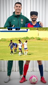 110K views · 3.1K reactions | Finish dekho pehle top corner vich ⚽️ #footballvideo #cr7 | Harjot singh | Facebook