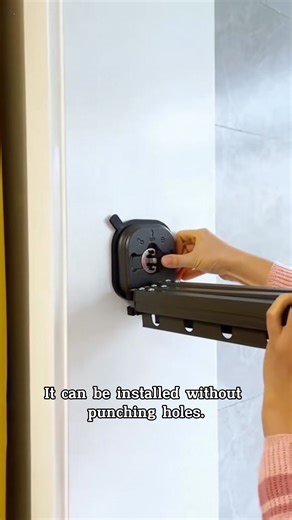 1.3K views | Wall mounted clothes drying rack without punching holes | Fascinating Woman | Facebook