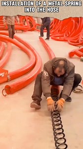 Attaching a metal spring to the hose #spring #hose #ideas #tools #trending | M-Tube TV