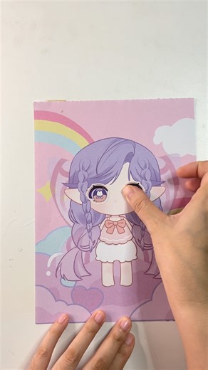 Little fairy🌈 stickers book🌈Paper diy#sticker #stickerdiy #stickerbook