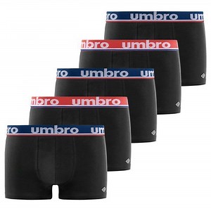 Umbro Boxer Homme  Caleçon Homme - Noir  (Lot de 5)