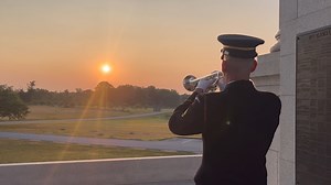 On July 1, 2, and 3, 1863, the Battle of Gettysburg was waged in southern Pennsylvania. With an estimated 50,000 casualties, it is the most devastating battle fought on American soil. Today, 160 years later, Staff Sgt. Ross Mitchell sounds Taps to honor those who fought for the future of the United States of America across these solemn fields. #armymusic #army #beallyoucanbe #gettysburg #battleofgettysburg #taps #TapsAcrossAmerica #HonorThem | The United States Army Old Guard Fife and Drum Corps