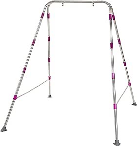 A-Frame Swing Stand, Heavy Duty Metal Swing Frame Indoor/Outdoor for Toddlers and Baby - Suitable for Saucer Swing and Other Swings Hold Up to 200lbs (Stand Only)