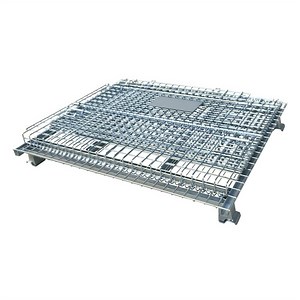 [Hot Item] Collapsible Metal Wire Mesh Stackable Pallet Cage/ Storage Stillage