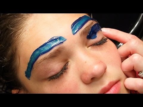 How To Wax Eyebrows // Youtube Tutorial // Cirepil Blue Wax