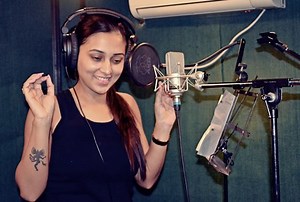 Here is the video of my first playback song from the movie #GutiMalhar listen & give me feed back .. | Mimi Chakraborty