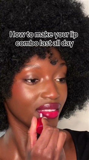 How to get your lip combo to stay on all day 🩷 Clarins Official water lip stain in shade “Violet
