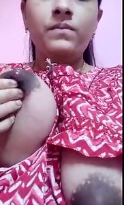 Indian milf with huge lactating breasts