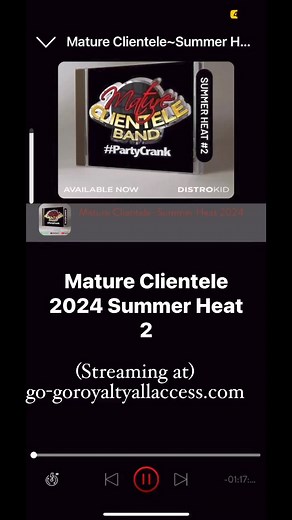 Go-Go Royalty Mature Clientele Band #KeepRocking #gogoroyalty | Go-Go Royalty