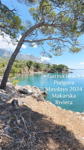 #Garma #beach #Podgora #May2024 💙💛💚 #makarskariviera #dalmatia #croatia #mediterranean #mediterraneanlife #mediterraneanstyle 🎥 by @vice.rudan.photography from @makarska.riviera.beaches 🎥 | Makarska Riviera Beaches