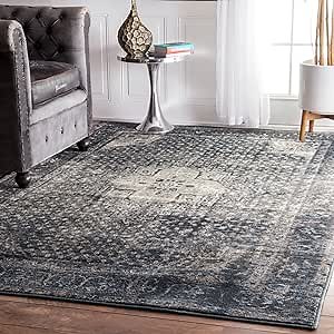 nuLOOM Vintage Kellum Area Rug, 8x11, Slate
