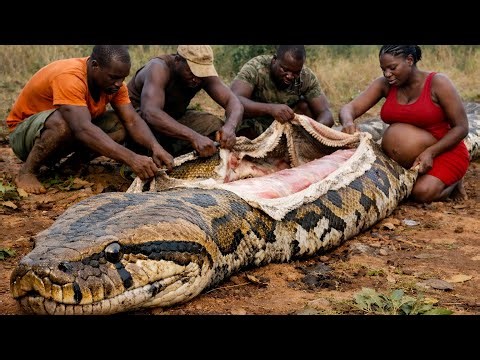 African Village Days: A Giant Python and What Happens Next