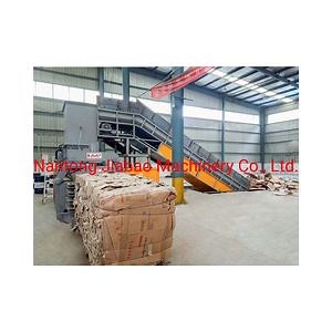 [Hot Item] High-Strong Hydraulic Power Machine Waste Materials Horizontal Baling Machine