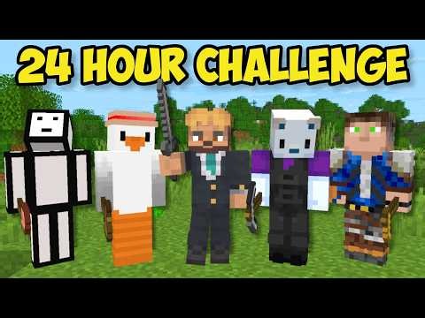 Can We Survive For 24 HOURS In Hardcore? (LIVE)