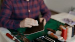 Craftsman Sanding Piece Leather Travel Case Stock Footage Video (100% Royalty-free) 1011618434 | Shutterstock