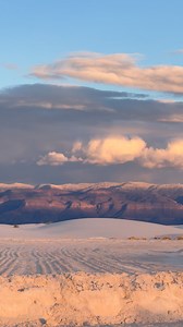 11K views · 72 reactions | Ever seen this view? I’m shocked to see white snow cap mountains above white sand dunes. Wow this is next level to see in person #reels #nature | Jacob VanderVelde | Facebook