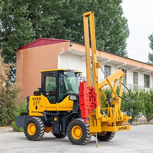 [Hot Item] Drop Hammer Pile Driver Hydraulic Static Guardrail Ramming Machine