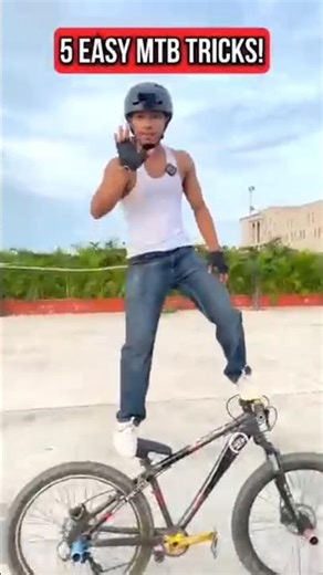 5 Easy cycle stunts! #learn #subscribe #easy #mtb #tricks #cyclestunt #support #realtalent